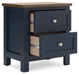 Landocken Two Drawer Night Stand - alternate view 4