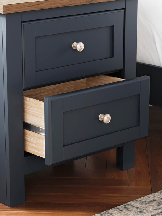 Landocken Two Drawer Night Stand - alternate view 8