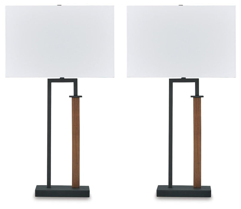 Voslen Metal Table Lamp (2/CN) - alternate view 2
