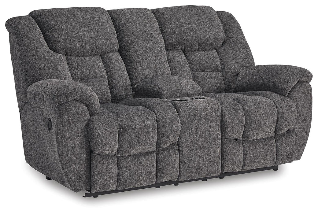 Foreside DBL Rec Loveseat w/Console - alternate view 2