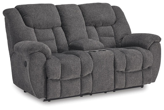 Foreside DBL Rec Loveseat w/Console - alternate view 2