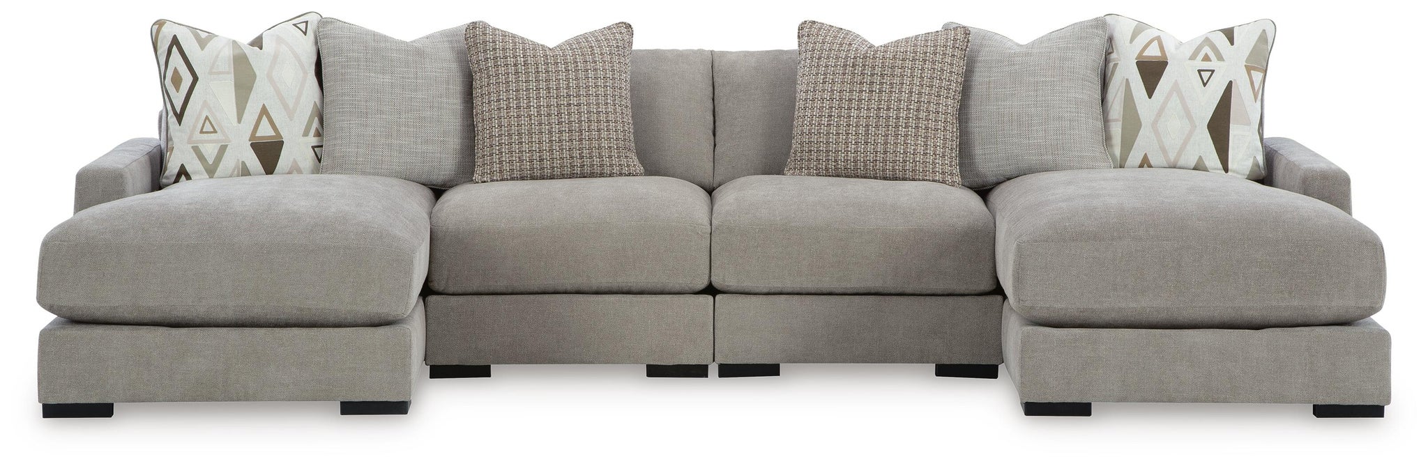 Aslan Court 4-Piece Sofa Pit Sectional - alternate view 2