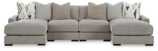 Aslan Court 4-Piece Sofa Pit Sectional - alternate view 2