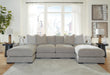 Aslan Court 4-Piece Sofa Pit Sectional - alternate view 3