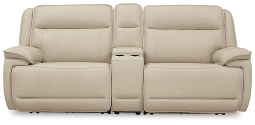 Double Deal 3-Piece Power Reclining Loveseat Sectional with Console - alternate view 2