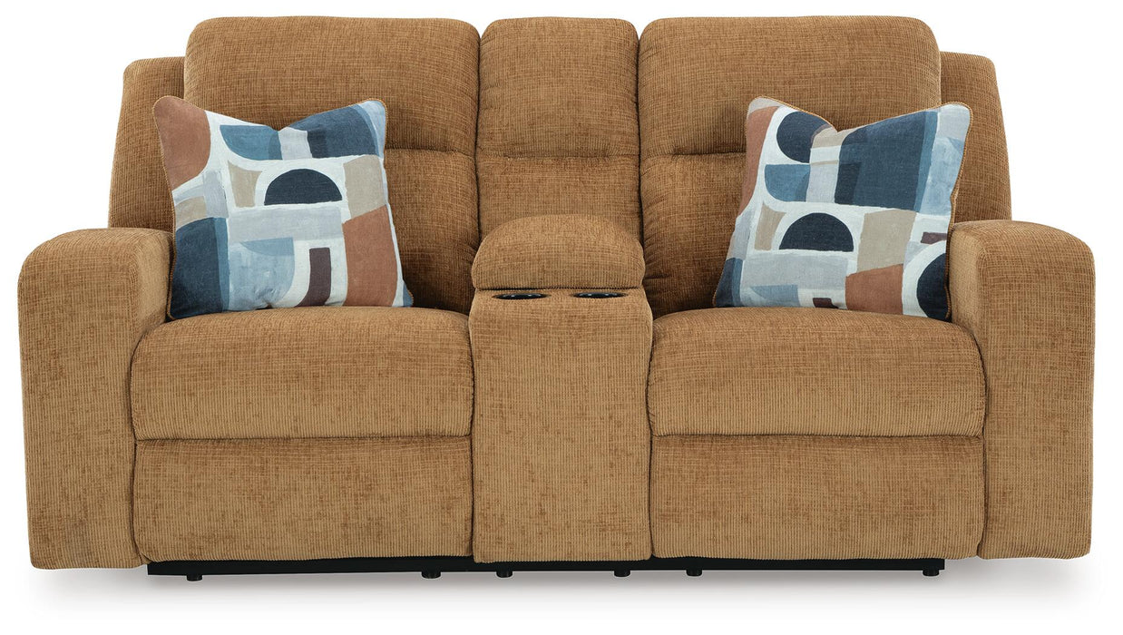 Kanlow DBL Rec Loveseat w/Console - alternate view 4