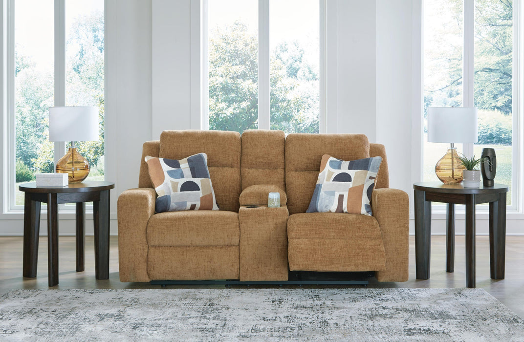 Kanlow DBL Rec Loveseat w/Console - alternate view 5
