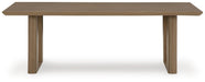 Serene Bay RECT Dining Table w/UMB OPT - alternate view 3