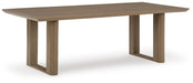 Serene Bay RECT Dining Table w/UMB OPT - alternate view 2