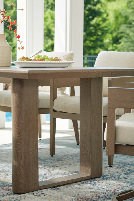Serene Bay RECT Dining Table w/UMB OPT - alternate view 5