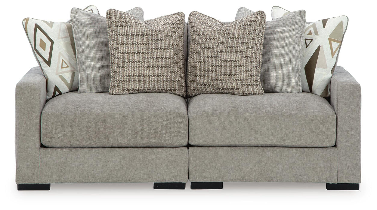Aslan Court 2-Piece Loveseat Sectional - alternate view 2