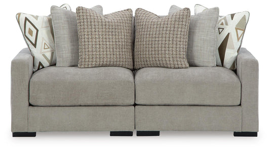 Aslan Court 2-Piece Loveseat Sectional - alternate view 2