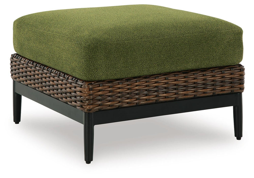 Horizon Hall Ottoman with Cushion - alternate view 2