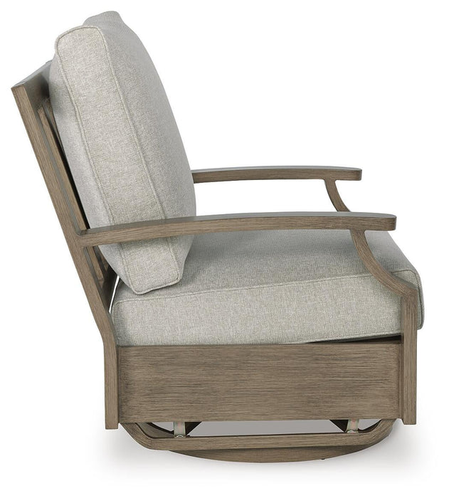 Rainier Ranch Swivel Glider Chair w/Cushion - alternate view 6