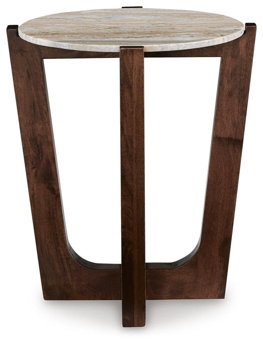 Tanidore Round End Table - alternate view 3