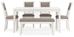 Erinberg Dining Room Table Set (6/CN) - alternate view 3