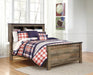 Trinell Full Bookcase Panel Bed