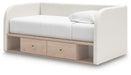 Arloster Twin Upholstered Day Bed with Storage - alternate view 3