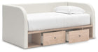Arloster Twin Upholstered Day Bed with Storage - alternate view 5