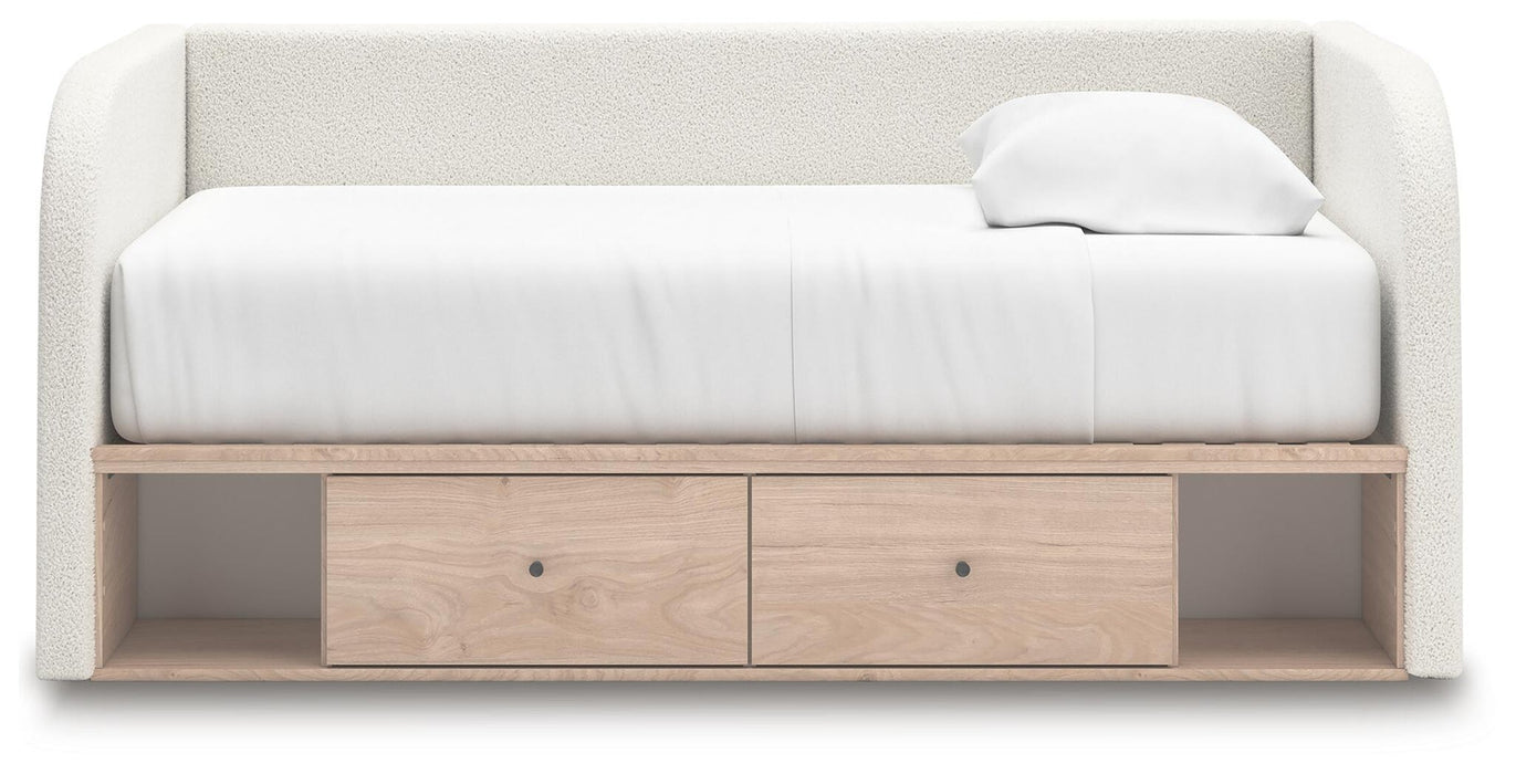 Arloster Twin Upholstered Day Bed with Storage - alternate view 6