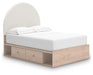 Arloster Full Upholstered Panel Bed with Storage - alternate view 2