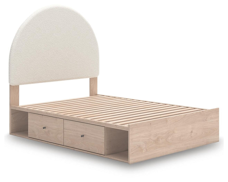Arloster Full Upholstered Panel Bed with Storage - alternate view 4