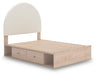 Arloster Full Upholstered Panel Bed with Storage - alternate view 4