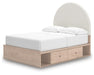 Arloster Full Upholstered Panel Bed with Storage - alternate view 3