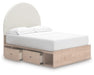 Arloster Full Upholstered Panel Bed with Storage - alternate view 5