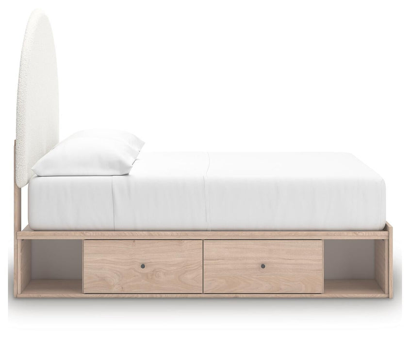 Arloster Full Upholstered Panel Bed with Storage - alternate view 9