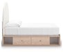 Arloster Full Upholstered Panel Bed with Storage - alternate view 9