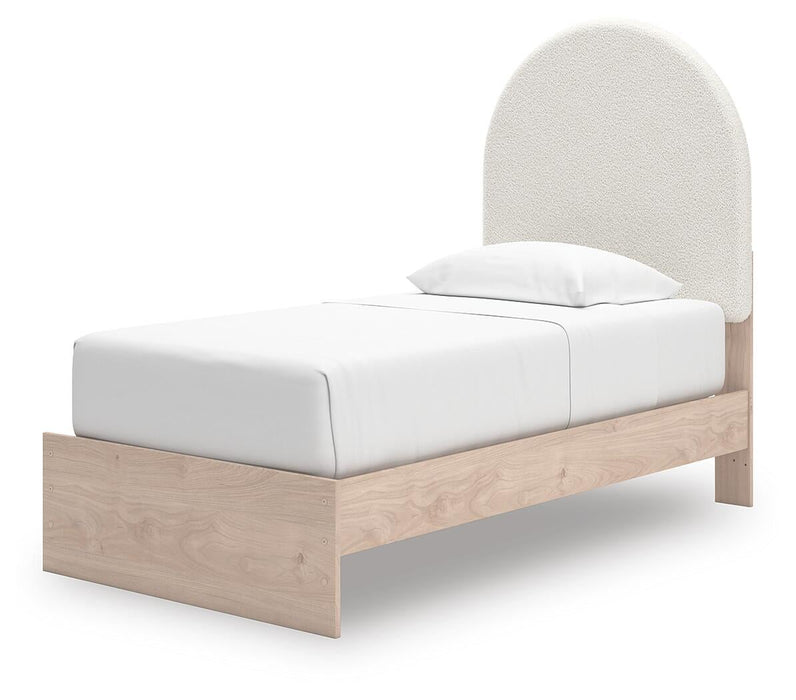 Arloster Twin Upholstered Panel Bed with Storage - alternate view 3