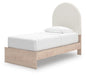 Arloster Twin Upholstered Panel Bed with Storage - alternate view 3