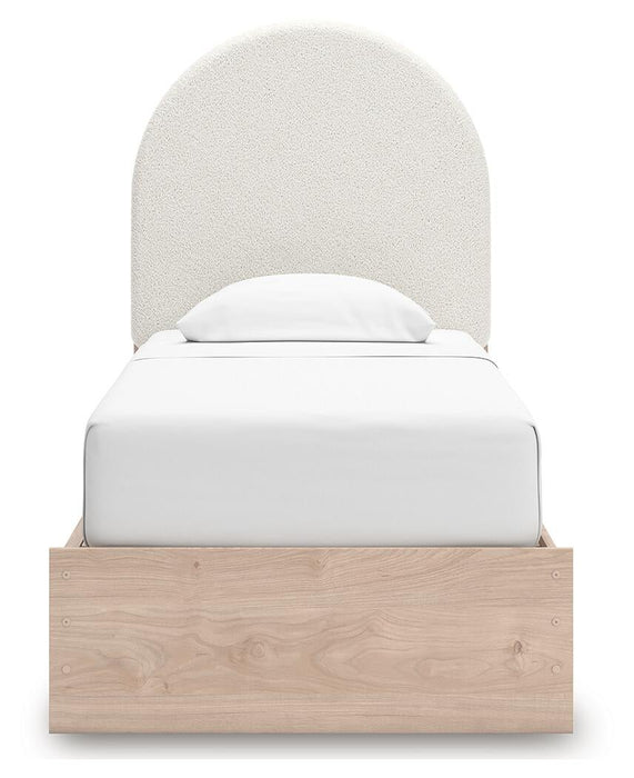 Arloster Twin Upholstered Panel Bed with Storage - alternate view 6