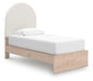 Arloster Twin Upholstered Panel Bed - alternate view 2