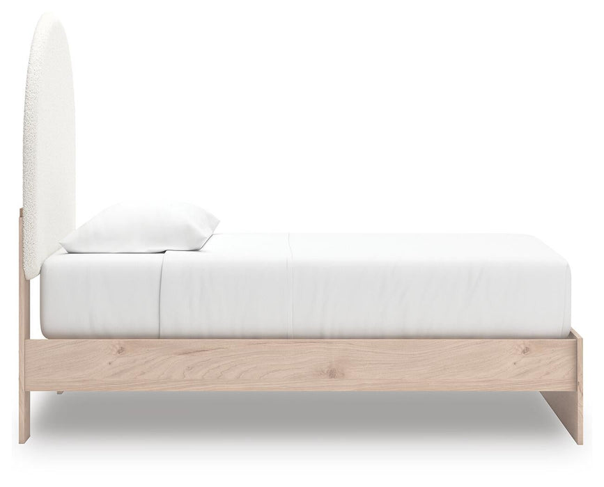Arloster Twin Upholstered Panel Bed - alternate view 8