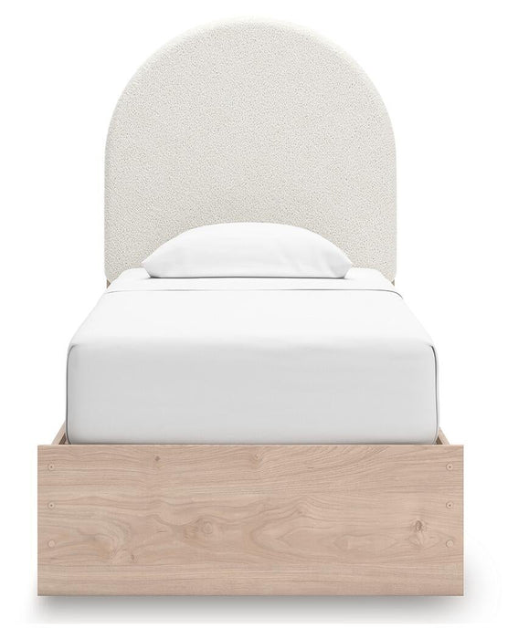 Arloster Twin Upholstered Panel Bed - alternate view 5