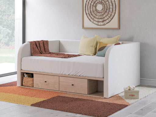 Arloster Full Upholstered Day Bed with Storage - alternate view 2