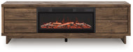 Zadilyn 72" TV Stand with Electric Fireplace - alternate view 2