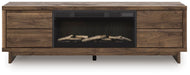 Zadilyn 72" TV Stand with Electric Fireplace - alternate view 3