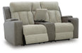 Branthorpe PWR REC Loveseat/CON/ADJ HDRST - alternate view 3