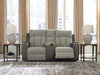 Branthorpe PWR REC Loveseat/CON/ADJ HDRST