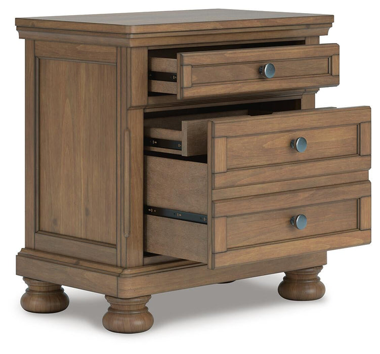 Feddinger Two Drawer Night Stand - alternate view 3