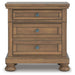 Feddinger Two Drawer Night Stand - alternate view 4