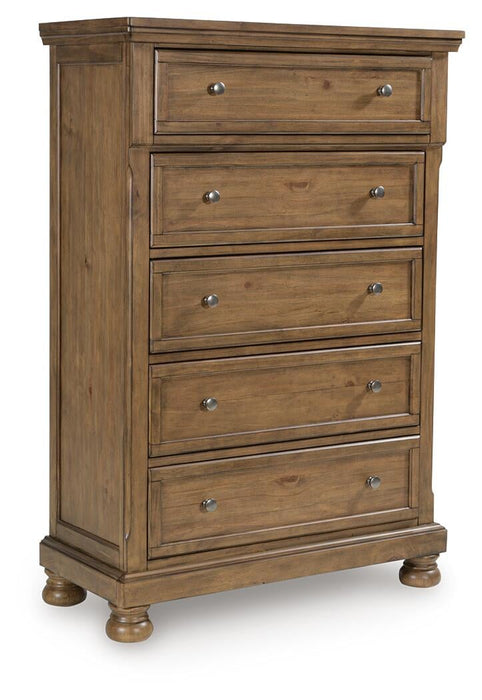 Feddinger Five Drawer Chest - alternate view 2