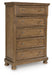 Feddinger Five Drawer Chest - alternate view 2