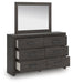 Prendonea Dresser and Mirror - alternate view 4