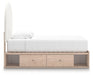 Arloster Twin Upholstered Panel Bed with Storage - alternate view 9