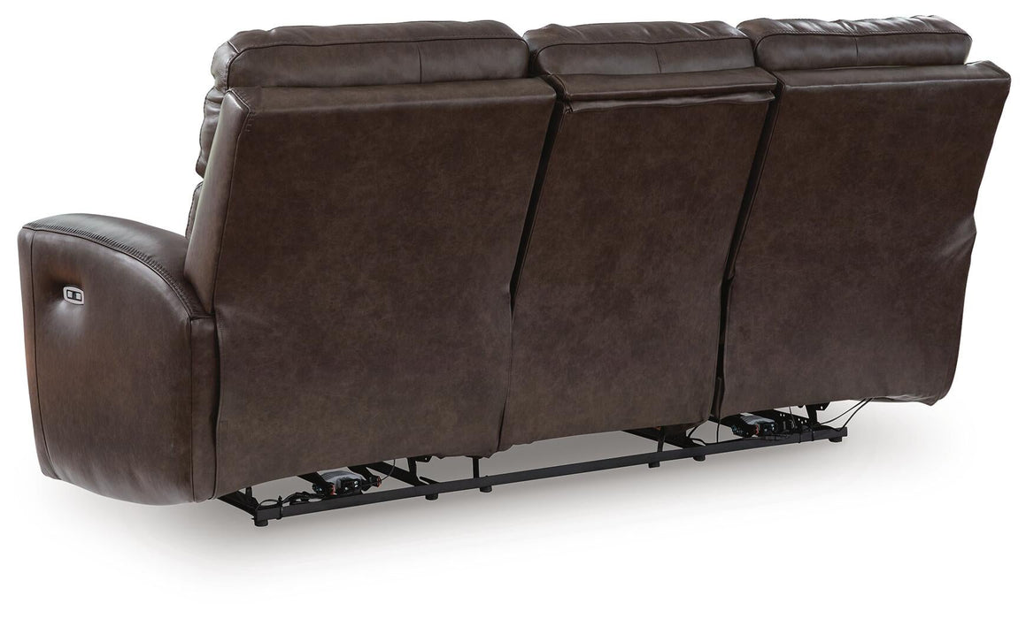 Crossplex PWR REC Sofa with ADJ Headrest - alternate view 4