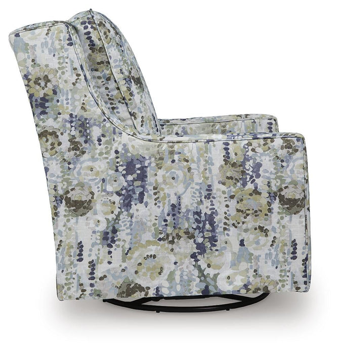 Dustinford Swivel Glider Accent Chair - alternate view 5